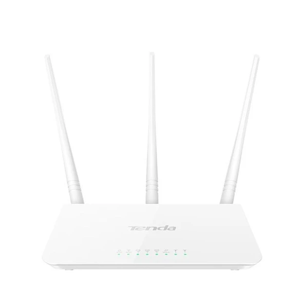 Tenda F3 3x5 dBi 300Mbps 4Port WPS Router ürün görseli 1