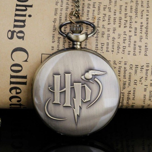 HARRY POTTER SAAT CEP SAATİ KOLYE - Resim 3