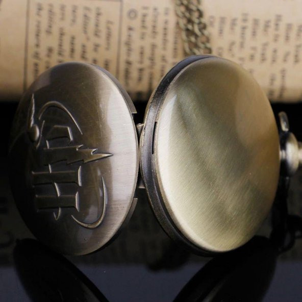 HARRY POTTER SAAT CEP SAATİ KOLYE - Resim 4