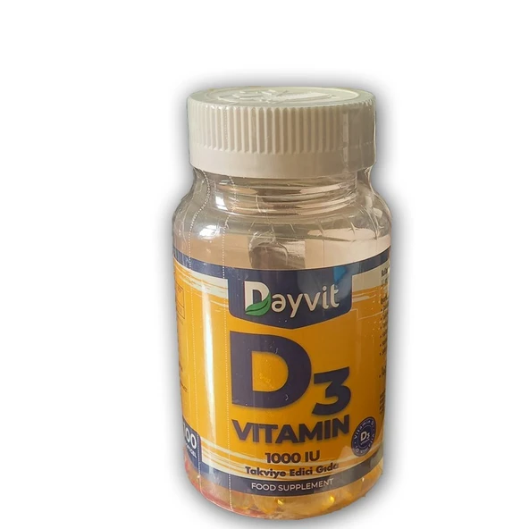 Dayvit Vitamin D3 1000IU 100 Kapsül ürün görseli 1