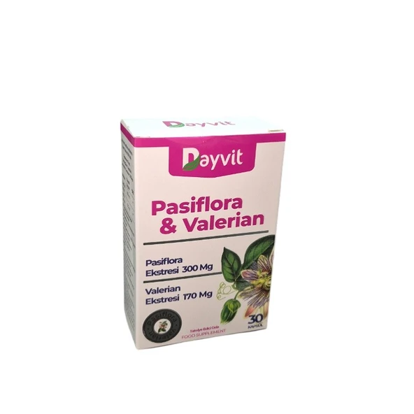 Dayvit Passiflora Valerian 30 Kapsül ürün görseli 1