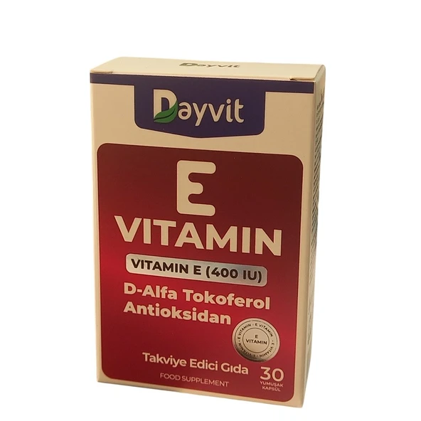 Dayvit Vitamin E 400 IU 30 Kapsül ürün görseli 1