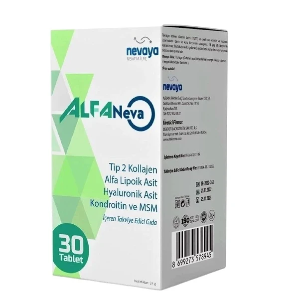 Alfaneva 30 Tablet ürün görseli 1