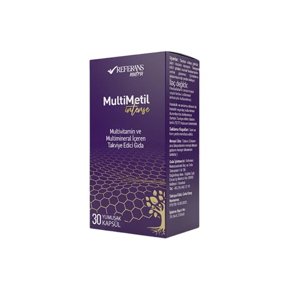Referans Multimetil İntense 30 Softjel Kapsül ürün görseli 1