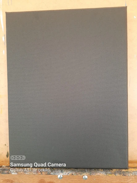 2 ADET 40X80 CM  SİYAH TUVAL ürün görseli 1