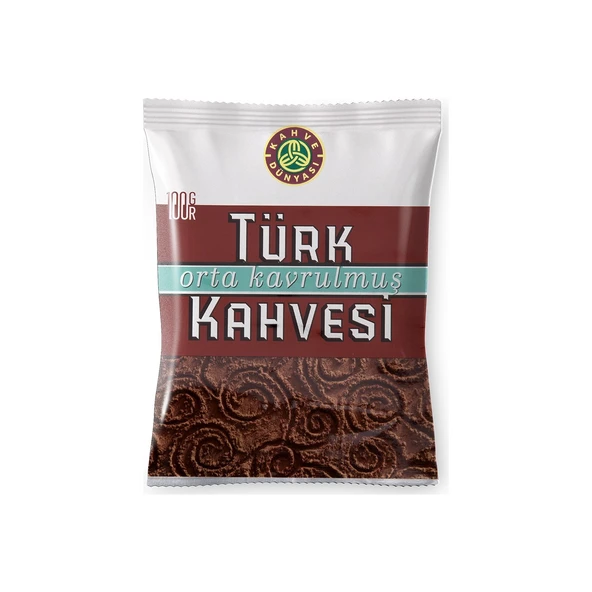 Kahve Dünyası Orta Kavrulmuş Türk Kahvesi 100 gr 12'li ürün görseli 1