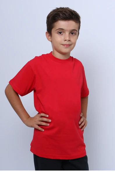 ÇOCUK TSHİRT DÜZ RENK C52 - Resim 10