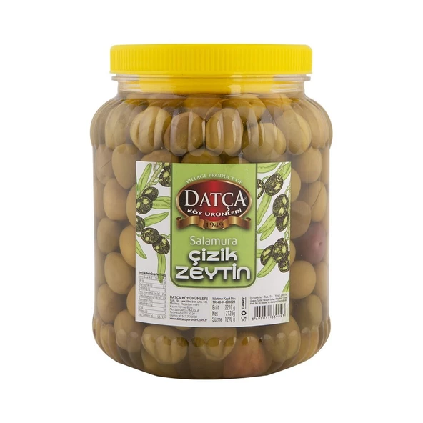 Datça Salamura Çizik Zeytin 2 Kg ürün görseli 1