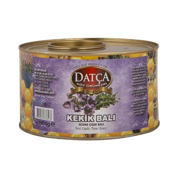 Datça Kekik Balı Teneke 1800 gr ürün görseli 1