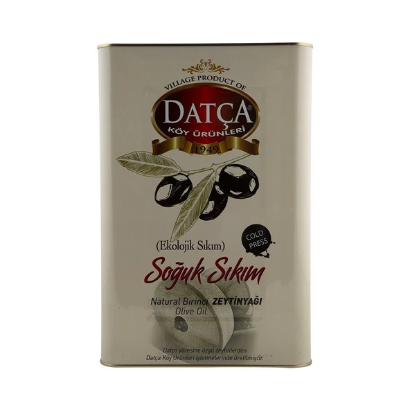 Datça Soğuk Sıkım Zeytinyağı Teneke 18 lt ürün görseli 1
