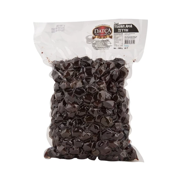 Datça Siyah Yuvarlama Zeytin 1000 gr ürün görseli 1
