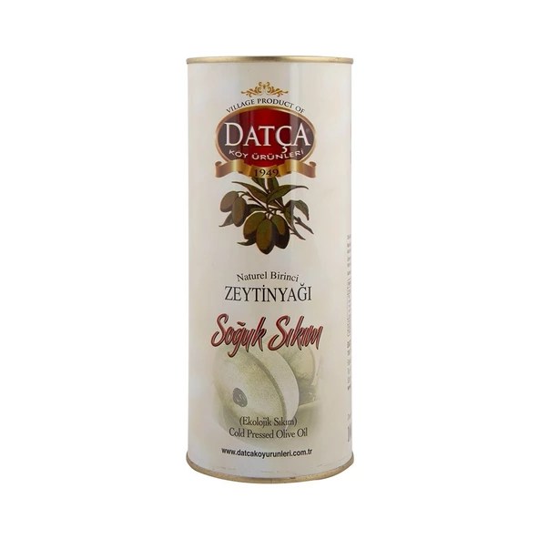 Datça Soğuk Sıkım Zeytinyağı Teneke 1 lt ürün görseli 1