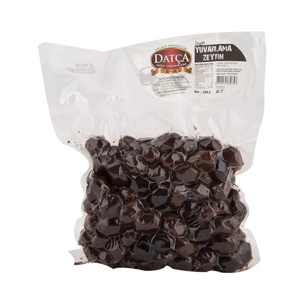 Datça Siyah Yuvarlama Zeytin 500 gr ürün görseli 1