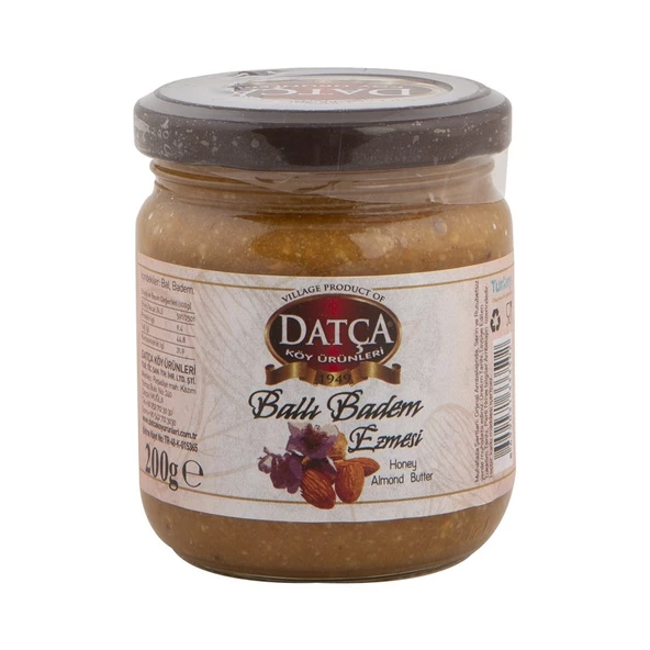 Datça Ballı Badem Ezmesi 200 gr ürün görseli 1