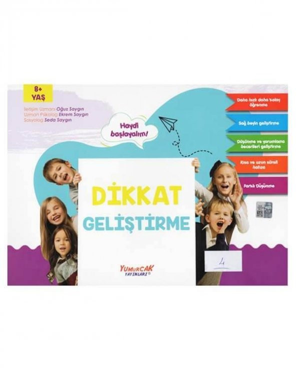 Dikkat Geliştirme Kitabı Yumurcak Yayınları ürün görseli 1