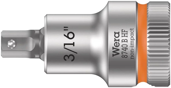 Wera 8740 B HF Hex-Plus 3/8" Lokma 3/16"x35mm 05003085001 ürün görseli 1