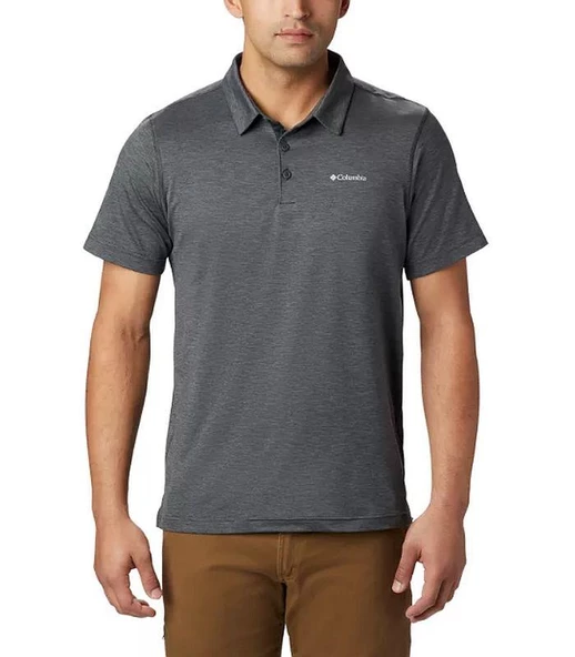 Columbia Tech Trail Polo Yaka Erkek Kısa Kollu Tişört AO2933-013 ürün görseli 1