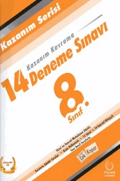 PALME 8.SINIF KAZANIM TÜM DERSLER 14 DENEME SINAVI ürün görseli 1