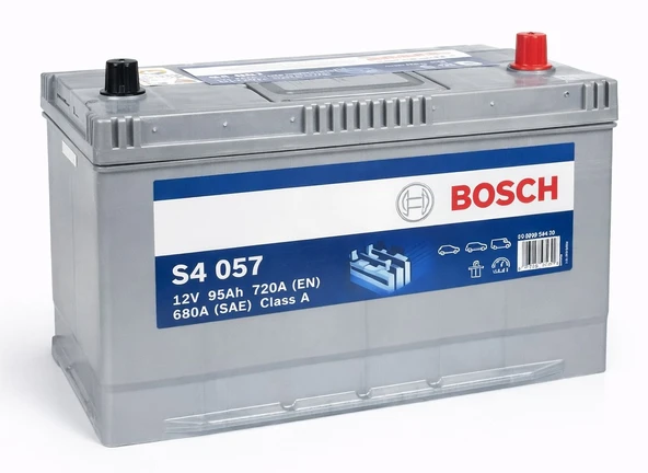 Bosch S4 057 12 V 95Ah 720 Aen Akü ürün görseli 1