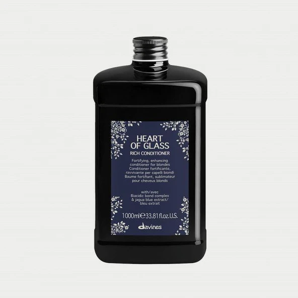 Davines Heart of Glass Rich Sarı Saçlar İçin Saç Kremi 1000 ml ürün görseli 1