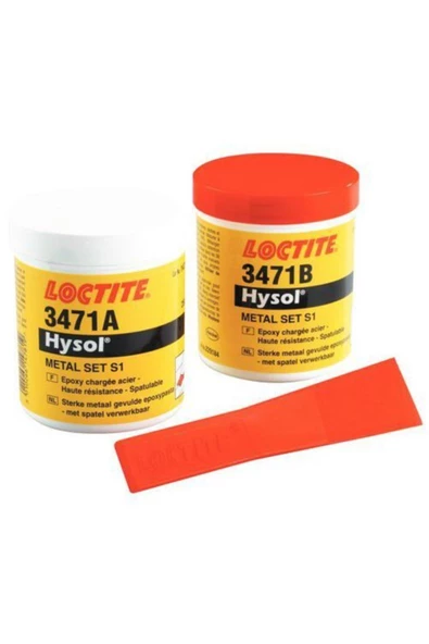 Loctite 3471 - 500gr | Epoksi Metal Set | Çelik Macun - Resim 3