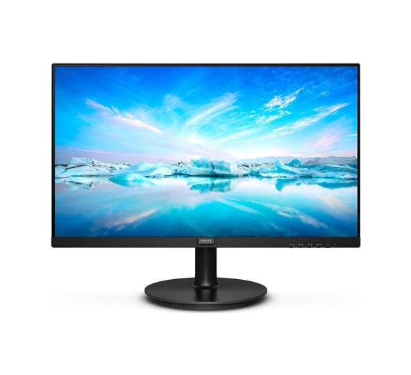 27 PHILIPS 271V8AW/00 IPS 4MS 75MHZ 1XVGA 1XHDMI FHD 1920X1080 HOPARLÖR FLICKER-FREE VESA BEYAZ ürün görseli 1