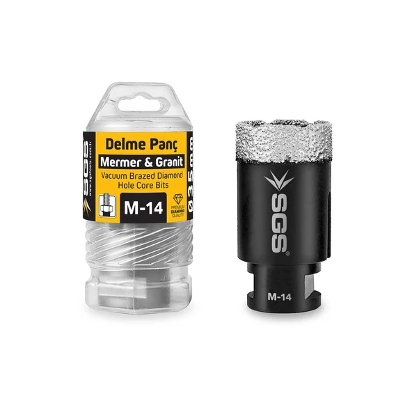 SGS MERMER & GRANİT DELME PANÇ M14 - 50 MM ürün görseli 1