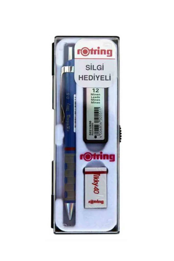 Rotring Okul Seti Versatil+Min Silgi Hediyeli 0.5 MM Mavi RO-KK07-05M ürün görseli 1