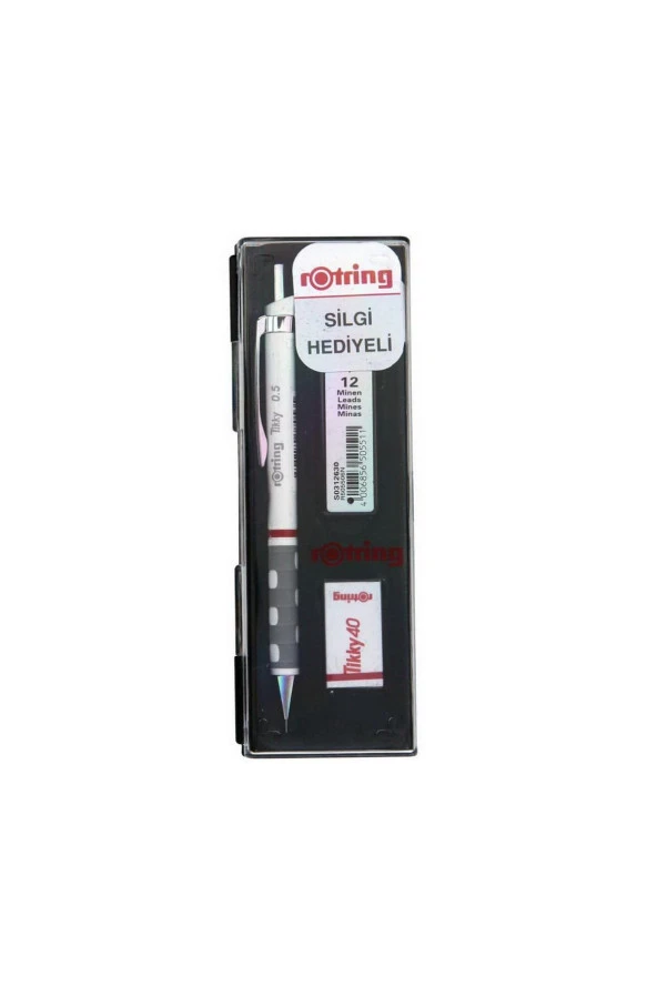 Rotring Okul Seti Versatil+Min Silgi Hediyeli 0.5 MM Beyaz RO-KK07-05B ürün görseli 1