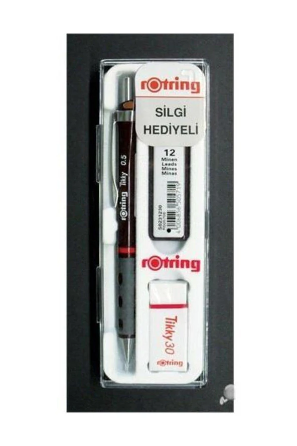 Rotring Okul Seti Versatil+Min Silgi Hediyeli 0.5 MM Bordo RO-KK07-05 ürün görseli 1