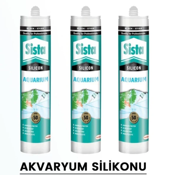 Sista Şeffaf Akvaryum Silikonu 310 ml Henkel (3 ADET) ürün görseli 1