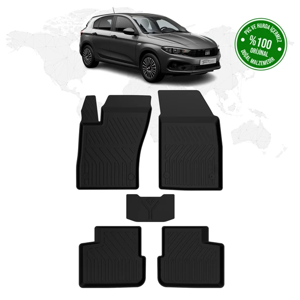 Fiat Egea Hatchback 4D Havuzlu Paspas 2015 Model Ve Sonrası ürün görseli 1