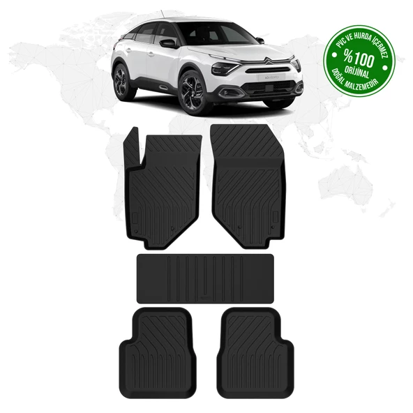 Citroen C4 4D Havuzlu Paspas 2021 Model ve Sonrası ürün görseli 1