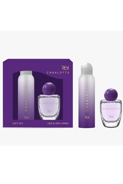 Charlotte Edp 50 ml & Deo Spray 150 ml Kadın Parfüm Seti