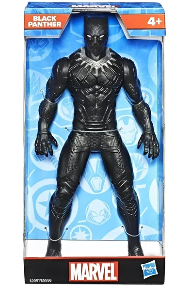 Marvel Dev Figür Siyah Panter 24 Cm Black Panther E5581 Lisanslı Oyuncak - Resim 2