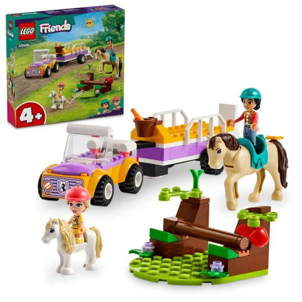 Lego Marka Friends, Taşıtlar, At ve Midilli 105 Parçalı - Mavi Su Dünyası ürün görseli 1