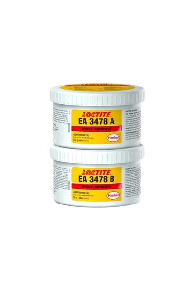 Loctite 3478 - 453gr - Epoksi Metal Set | Yüksek Sıkışma Çelik Macun ürün görseli 1