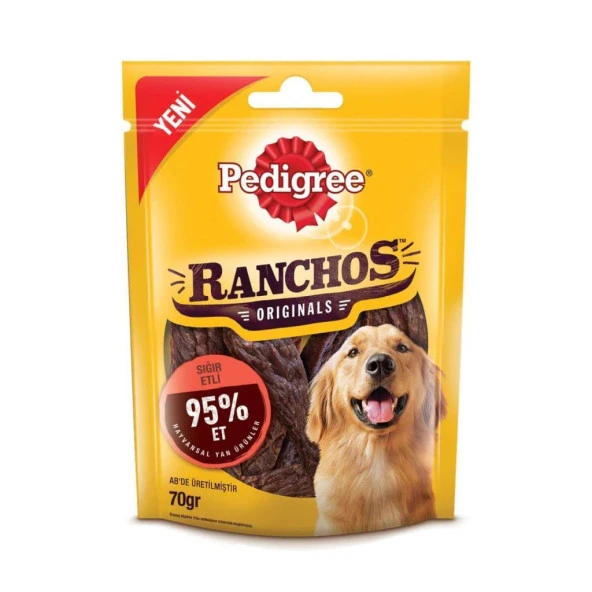 Pedigree Ranchos Sığır Etli Köpek Ödül Maması 70gr ürün görseli 1