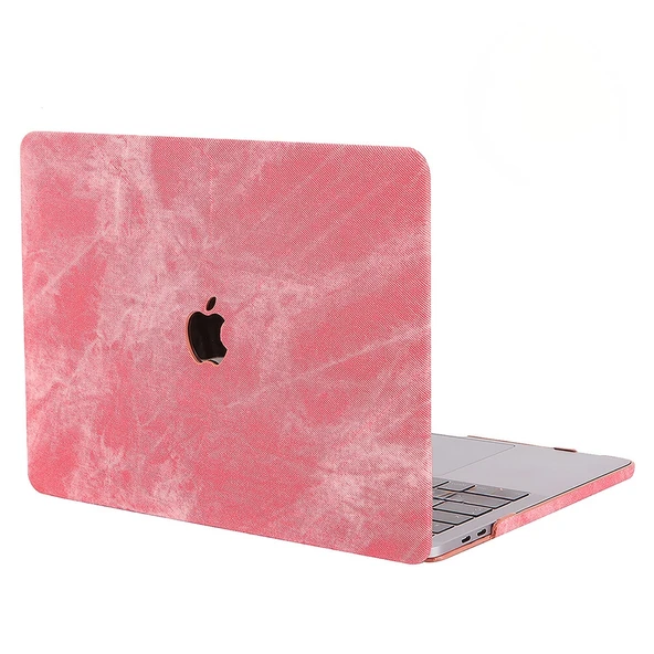 Macbook Air Kılıf 13 inç Kaplama Fabric01 Kumaş (Eski USB'li Model 2010-2017) A1369 A1466 ile Uyumlu ürün görseli 1
