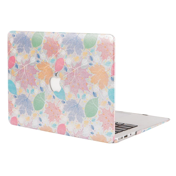 MacBook Air 13 Kılıf Vinleks Deri Dokulu Sert Hard Case İnce Hafif Darbe Çizilme Koruma ürün görseli 1