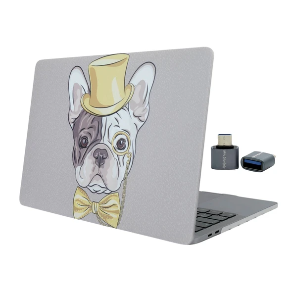 Macbook Air M1 Kılıf 13 inç Dog02NL TouchIDli M1 Air A2337 A2179 A1932 ile Uyumlu ürün görseli 1