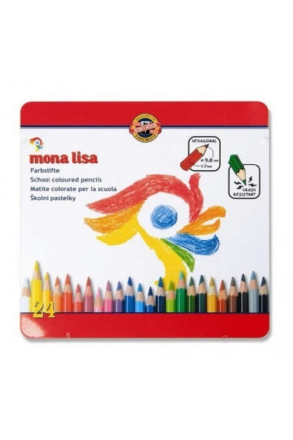 Koh-I Noor Set Of Artist´s Coloured Pencils 24 Lü ürün görseli 1