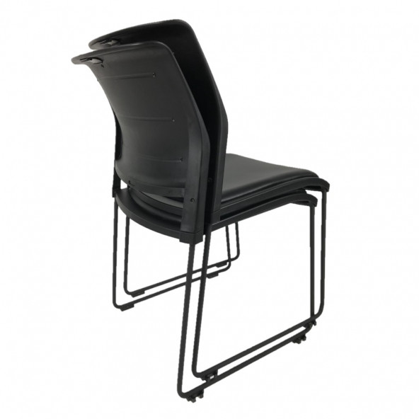 Goldsit Mars Sandalye 62 B (2 'li Set) (Siyah Deri) - Resim 10