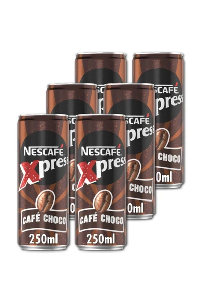 Nescafe Xpress Çikolata Soğuk Kahve 250 Ml X 6 Adet ürün görseli 1