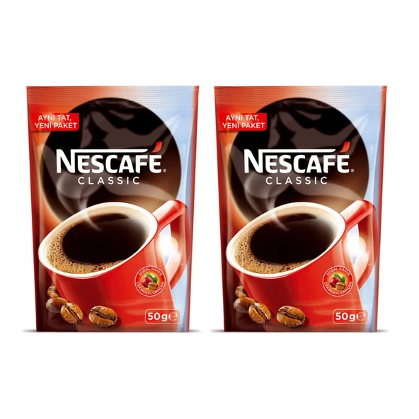 Nescafe Classic 50 Gr Eko Paket x 2 Adet ürün görseli 1