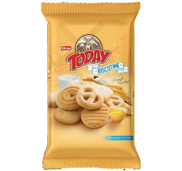 Biscotime Tereyağlı Kurabiye 250 Gr. (1 Paket) ürün görseli 1