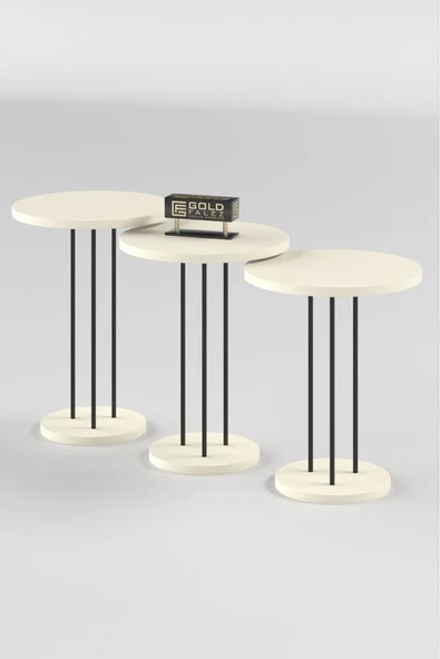 Zigon Sehpa Terra Krem - Resim 4