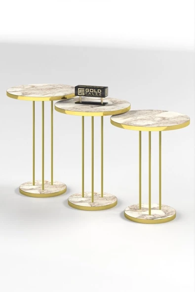 Zigon Sehpa Terra Gold Efes - Resim 4