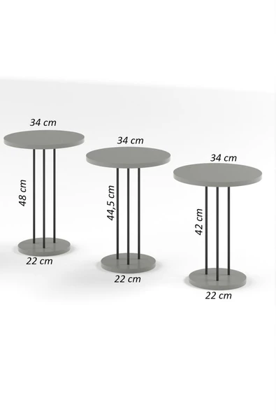 Zigon Sehpa Terra Beyaz - Resim 4