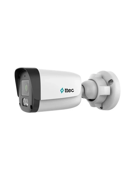 Ttec IPBM-2350M-WMS/SL 2mp 2.8mm Sabit Lens 50MT Starlight IP67 Poe H.265+ Dahili Mikrofon Bullet ürün görseli 1